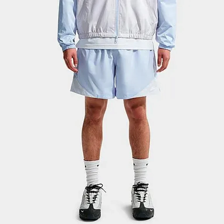 Nike Men's Windrunner Lightweight Woven Shorts in Hydrogen Blue/Summit White/White Size: Small
