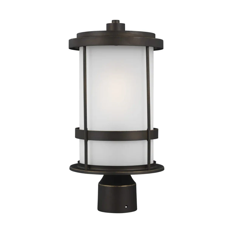 Sea Gull Wilburn Outdoor Post Light in Antique Bronze - 8290901-71