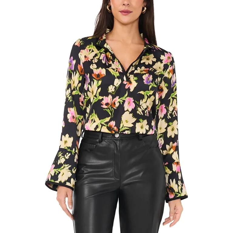 Vince Camuto Floral Print Blouse