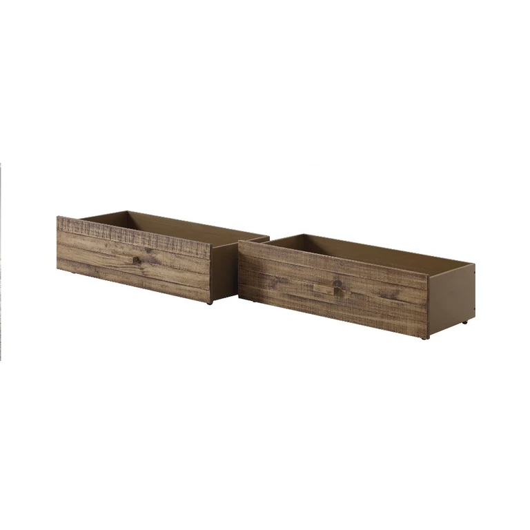 Rustic Driftwood Storage Drawers (Set of 2) - Front Porch