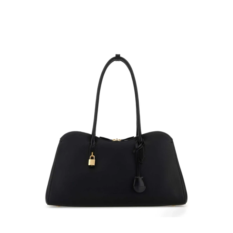 Stella McCartney Black Synthetic Leather Ryder Shopping Bag