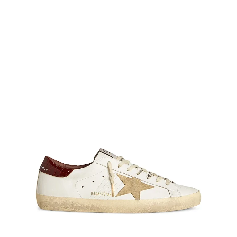 Golden Goose Tênis de couro Super Star masculino