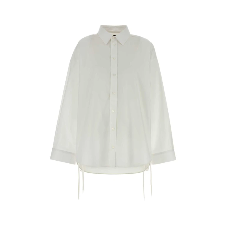 Prada White Poplin Oversize Shirt