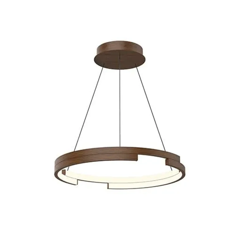 Kuzco Anello Minor Pendant Light in Walnut