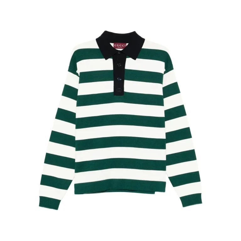 Gucci Striped Polo Shirt