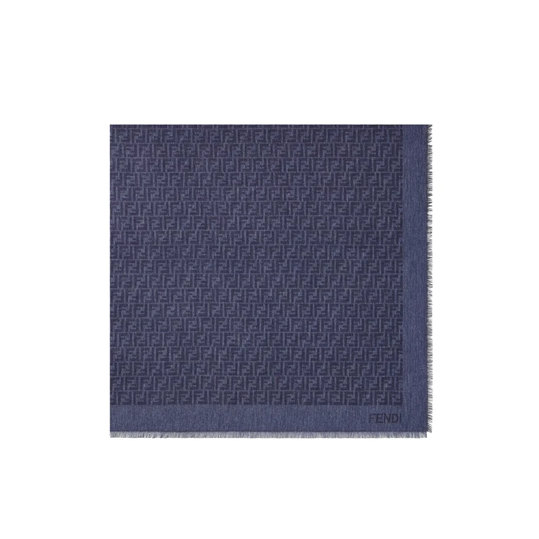 Fendi Scarfs Denim Cotone Lana - Women