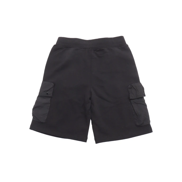 Cp Company Kids SHORTS Black Cotton