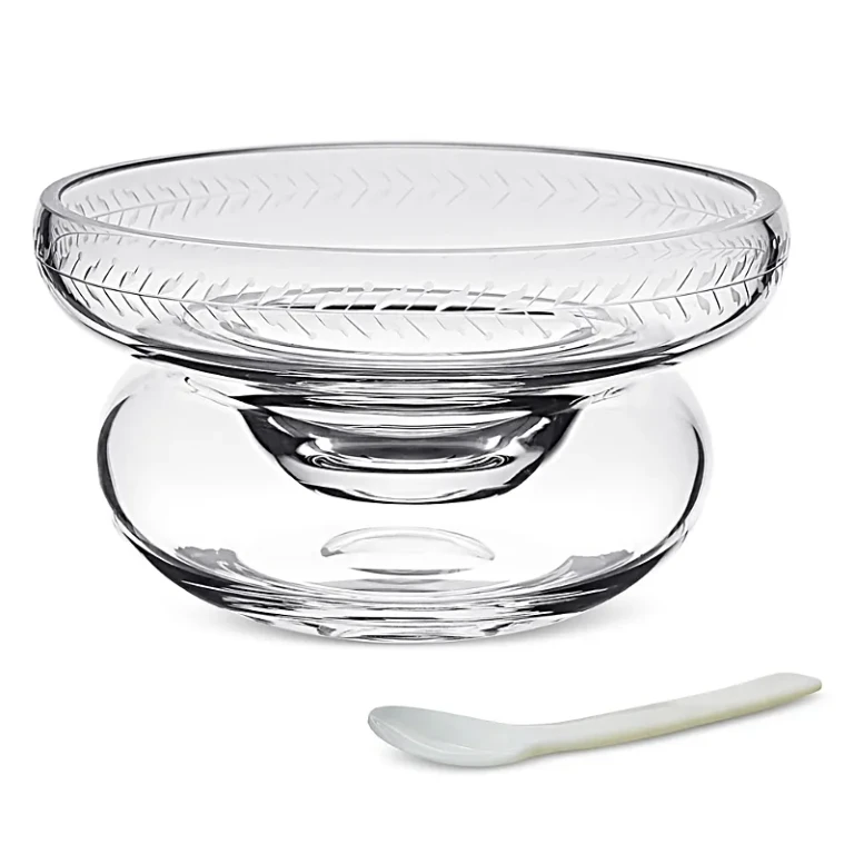 William Yeoward Crystal Ada Caviar/Seafood Server with Spoon