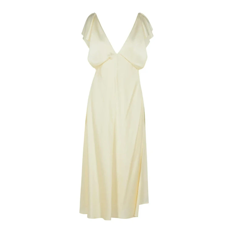 Jil Sander knielange jurk - Zwart