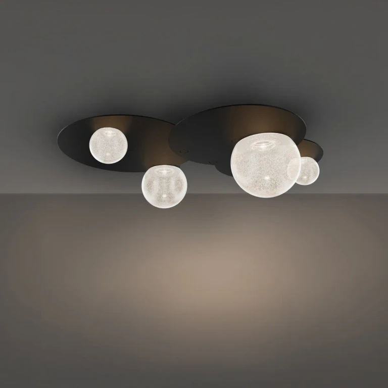 Black LED Flush Mount from the Out Of This World Collection