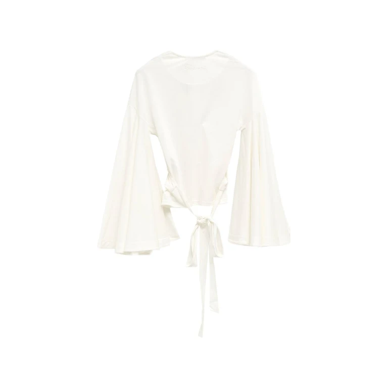 JACQUEMUS Top White Principal:paper Polyester - Women