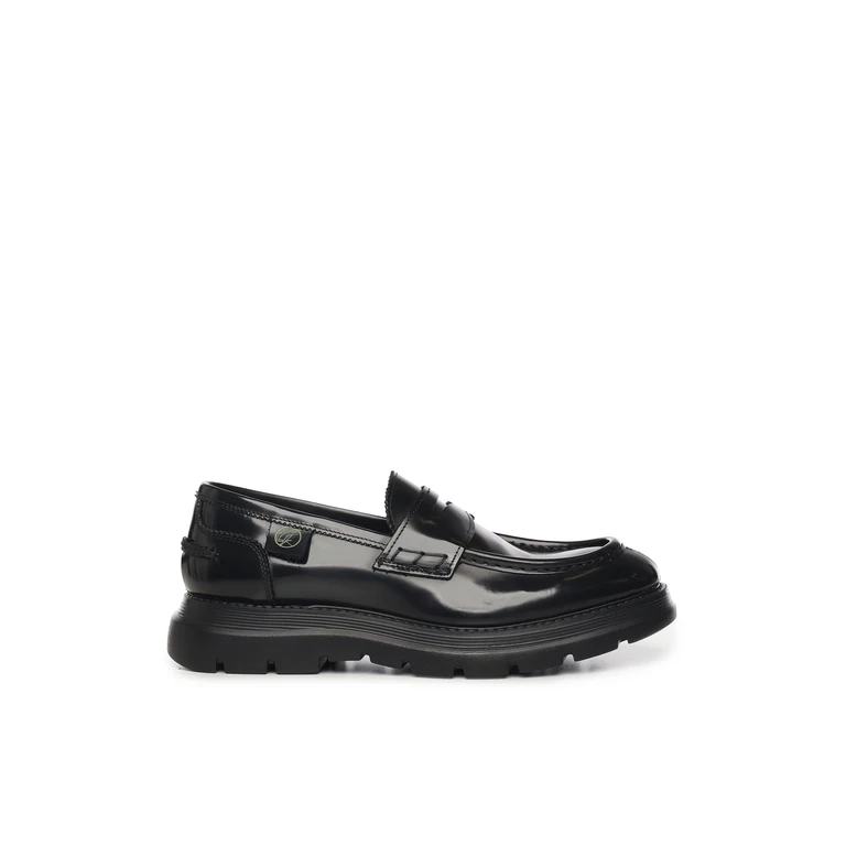 Giuliano Galiano Flat shoes Green Calfskin - Men