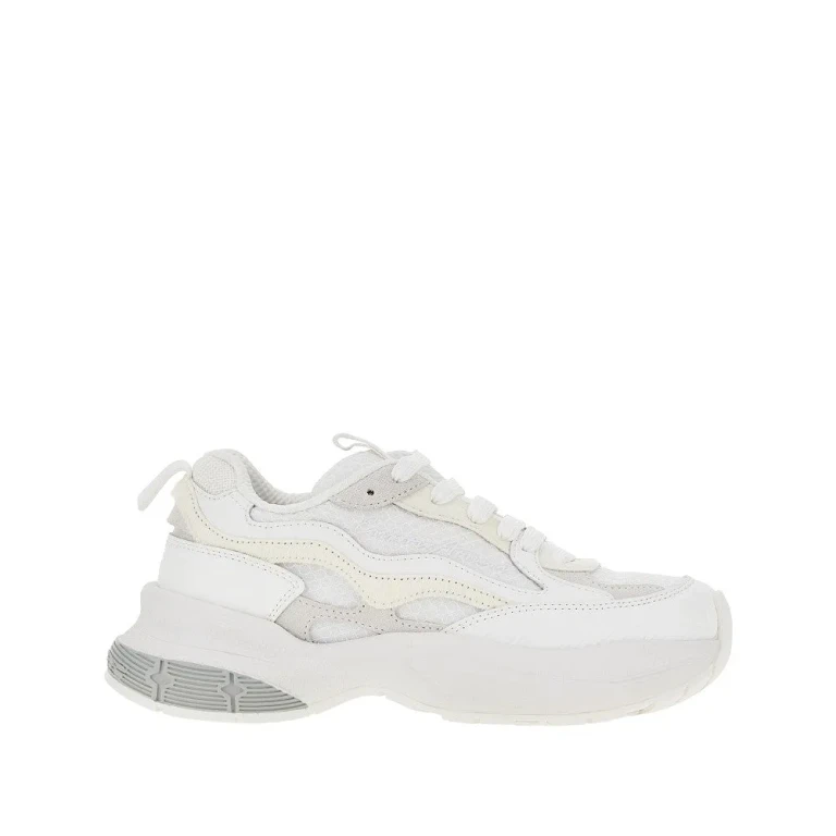 Emporio Armani Mesh-Sneaker mit Lederdetails