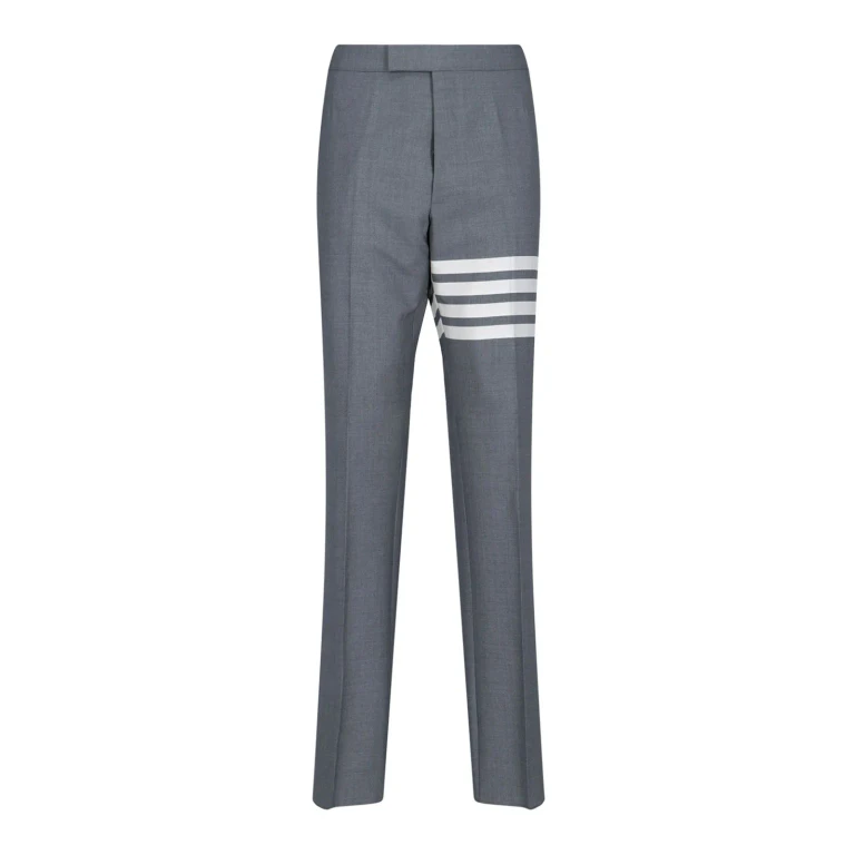 Thom Browne Pantalons Décontractés - Blanc
