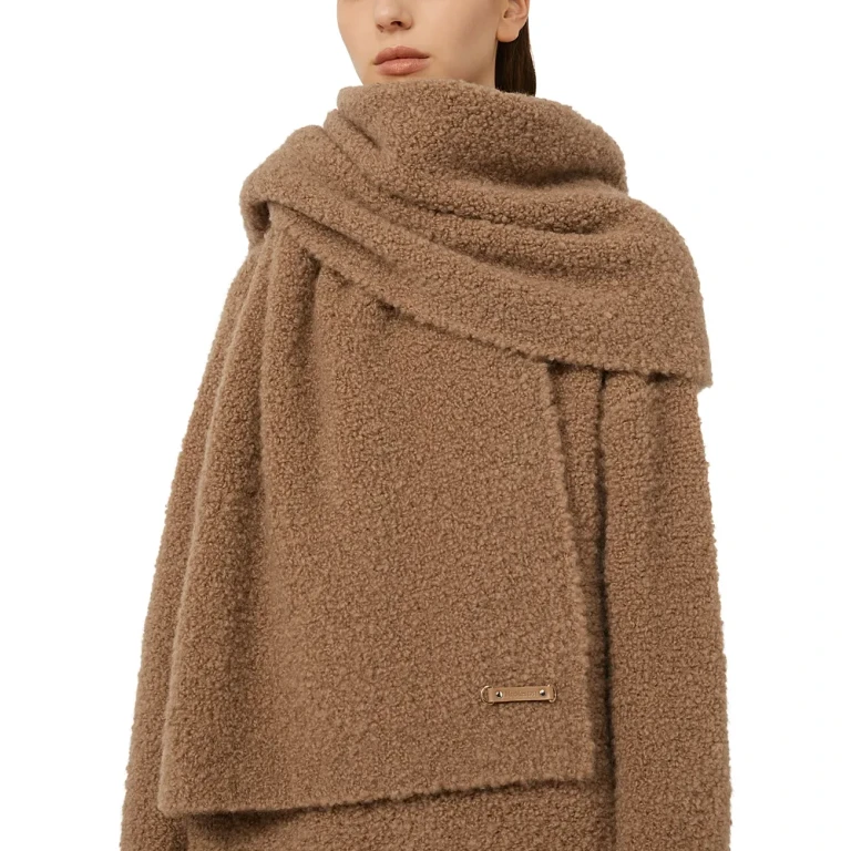 Max Mara Calabra Boucle Scarf