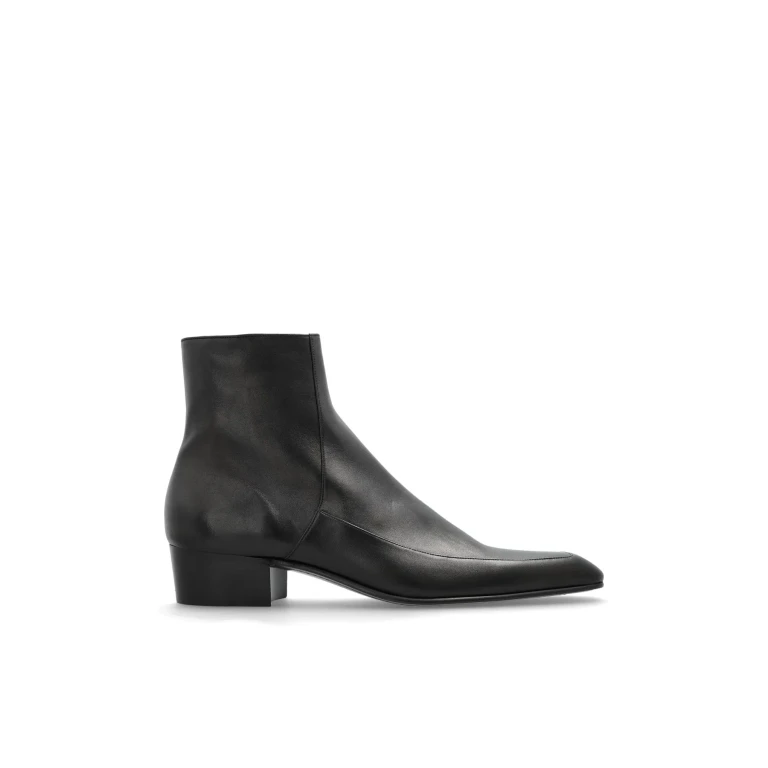 Saint Laurent ozil Leather Ankle Boots