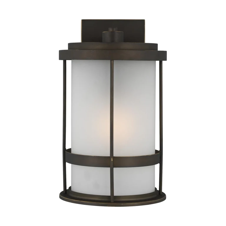 Sea Gull Wilburn Outdoor Wall Light in Antique Bronze - 8690901EN3-71