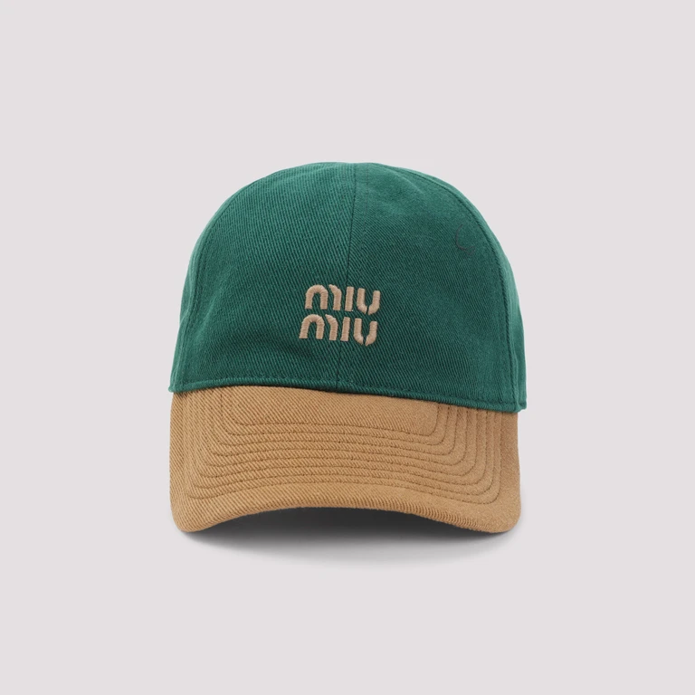 Miu Miu Hat Green Cotton - Women