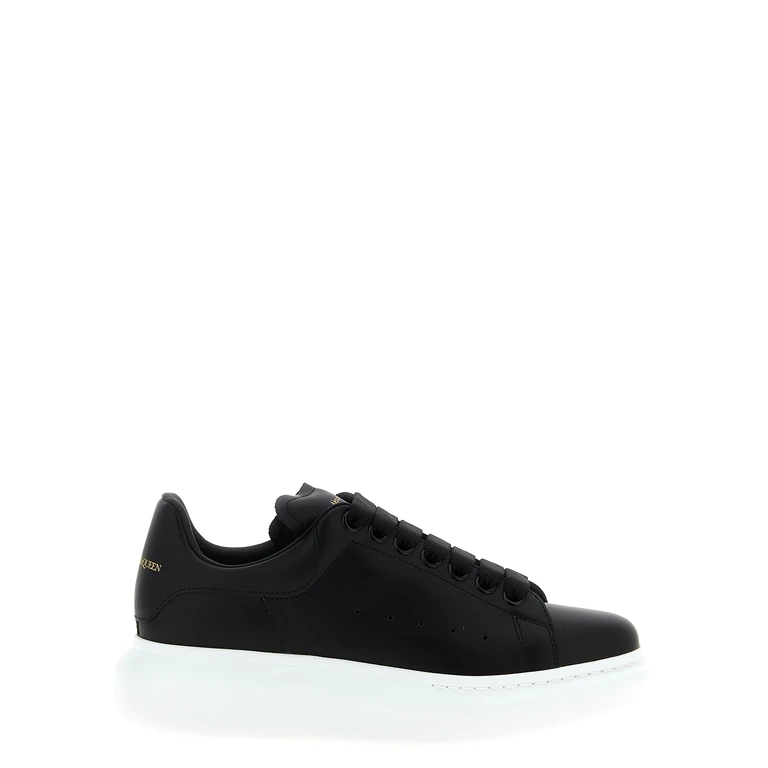 Bicolor Bovine Leather Low Top Sneakers - Women