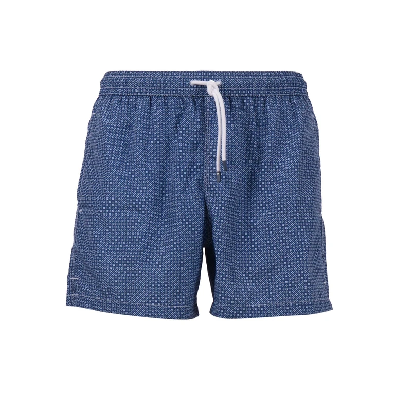 Fedeli SWIM TROUSERS WOVEN FABRIC MAN Blue Polyester Costume - Men