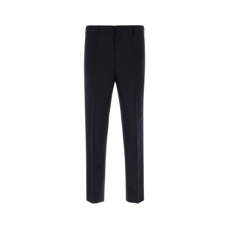 Midnight Blue Wool Pant