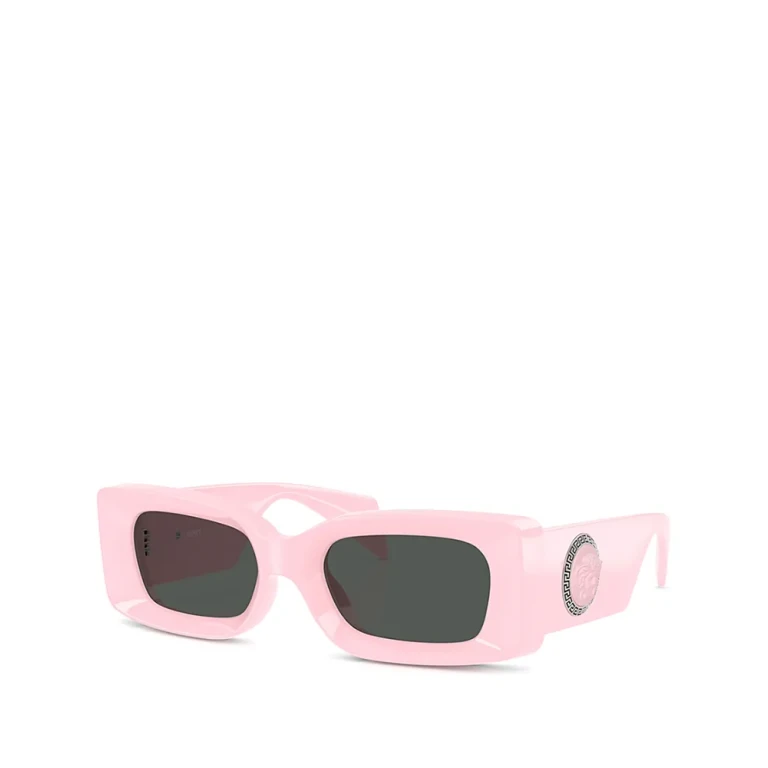 Versace Rectangular Sunglasses, 52mm