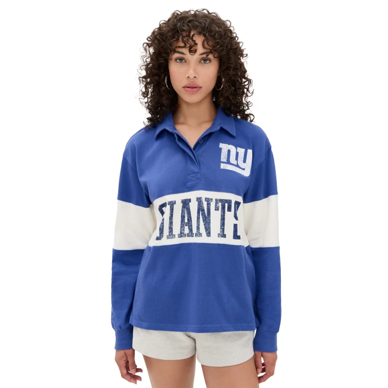 Junk Food Giants Rugby Sweatshirt Liberty/White XS