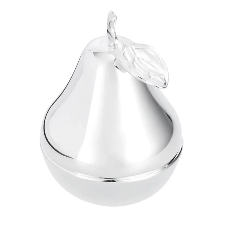 Christofle Silverplated Pear Bonbonniere