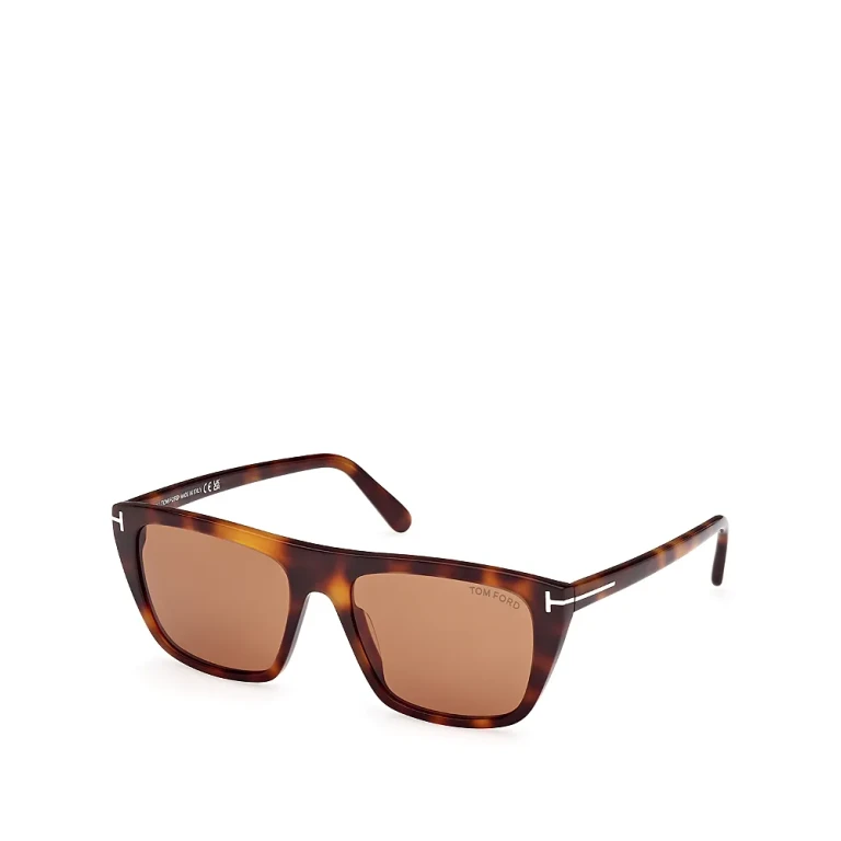 Tom Ford Rectangular Sunglasses, 56mm