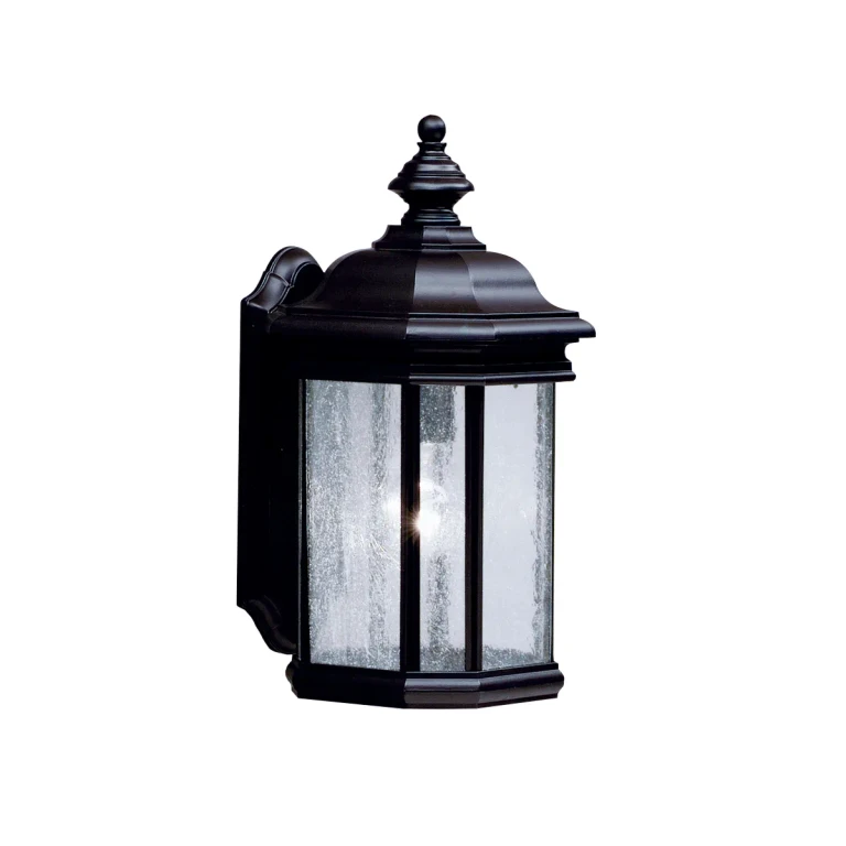 Kirkwood 1-Light 17" Outdoor Medium Wall in Black Finish