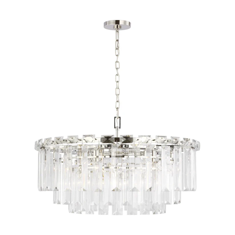Arden 16-Light Chandelier in Polished Nickel by Chapman & Myers