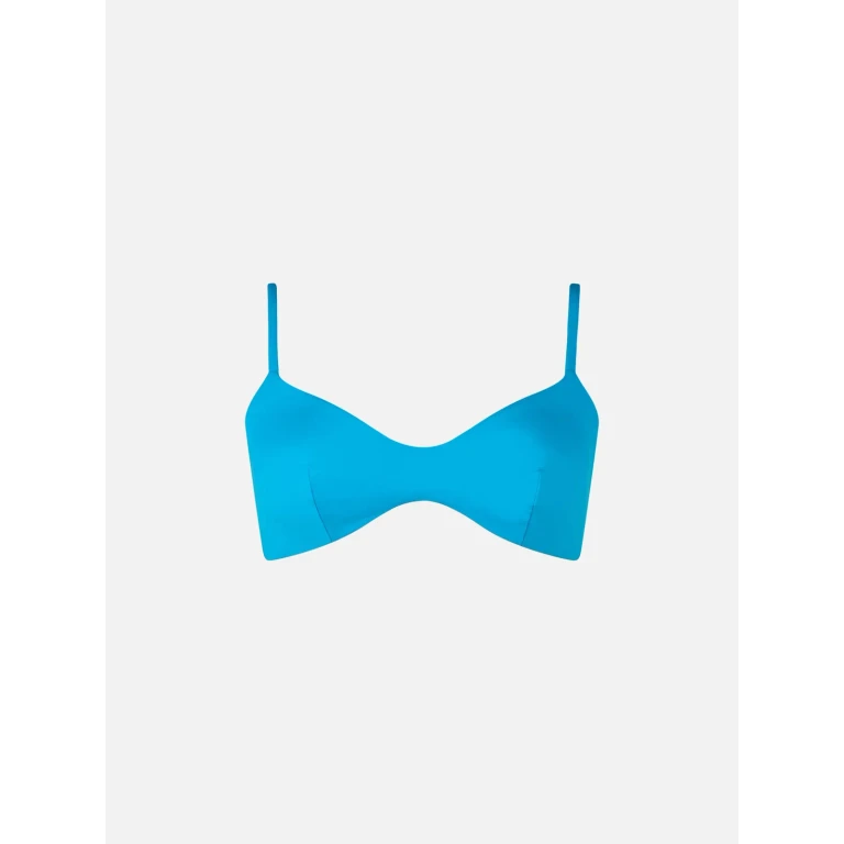 MC2 Saint Barth May Turquoise Scoop Bralette Bikini Top
