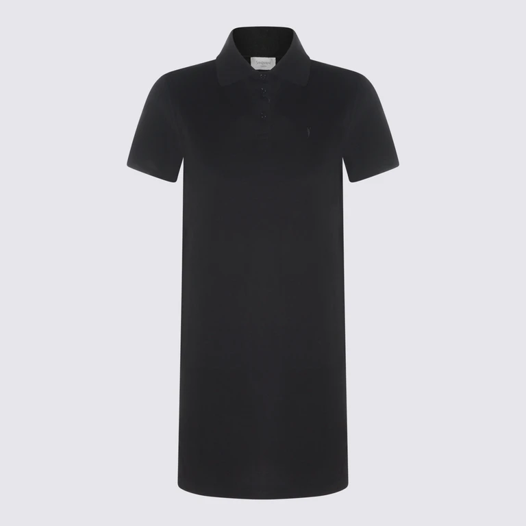 Saint Laurent Dresses Black Cotone - Women