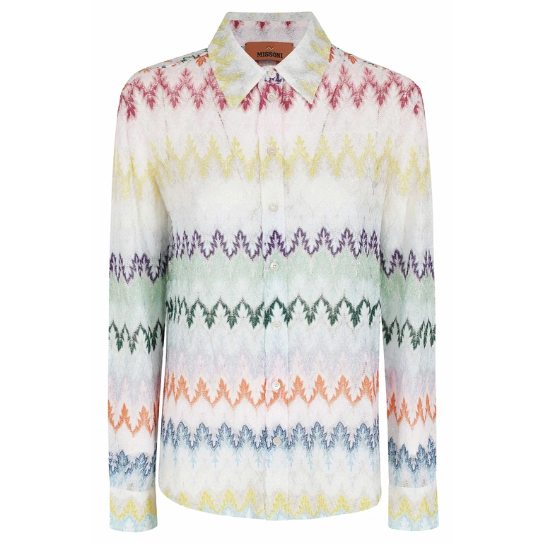 Missoni Long Sleeve Shirt Multicolour Viscose Camicia - Women