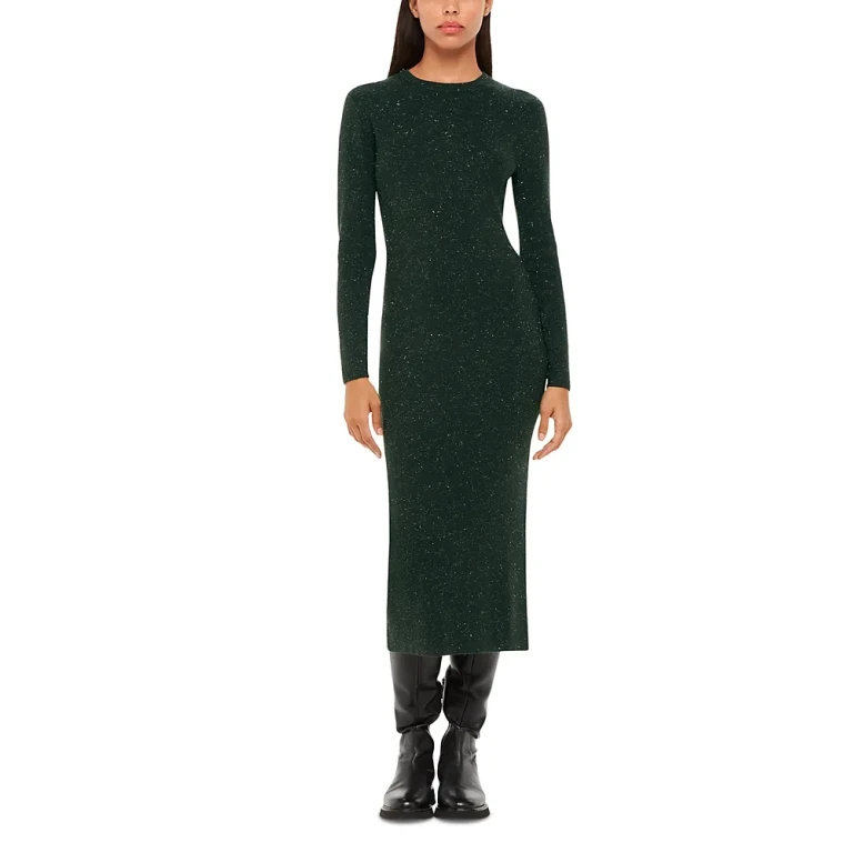 Whistles Annie Sparkle Knit Dress