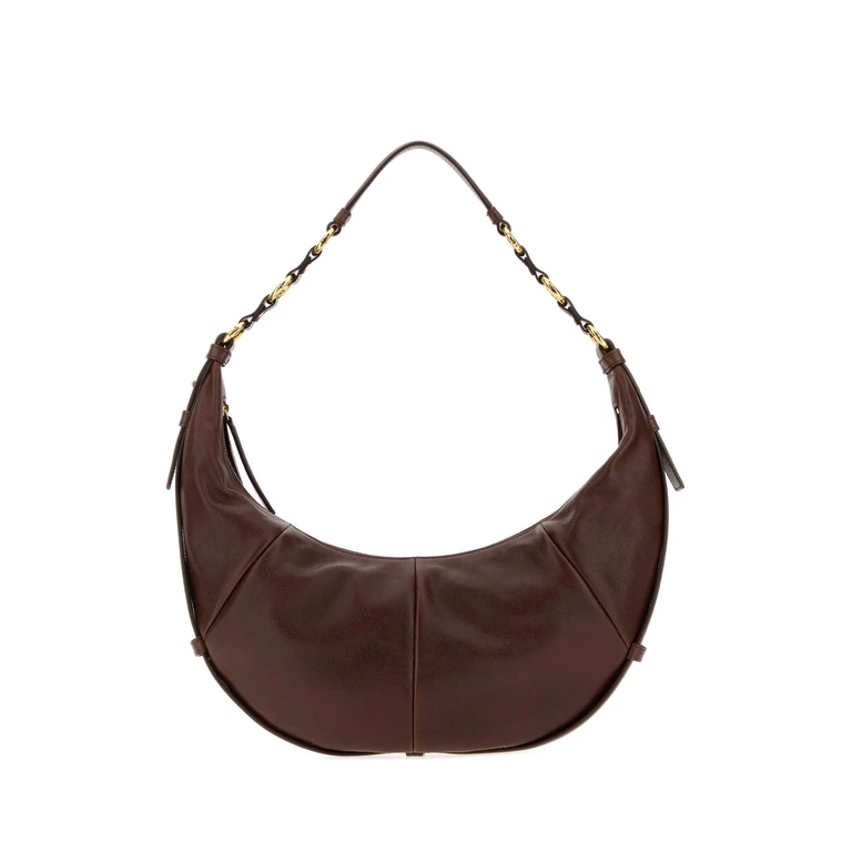 Saint Laurent Brown Leather Saharienne Shopping Bag Nutcandy Borse A Mano - Women