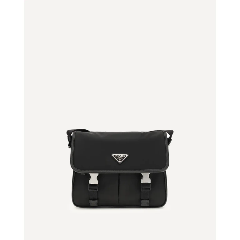 Prada Re-Nylon 和 Saffiano 皮革单肩包