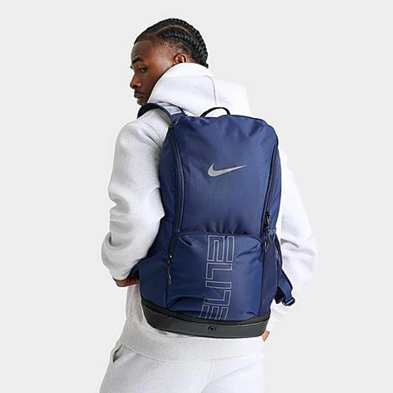Nike Varsity Hoops Elite Backpack (32L) in Midnight Navy/Black/Iron Grey