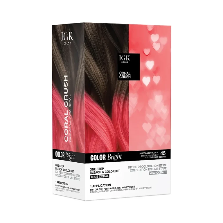 Igk Hair Color Bright One Step Bleach & Color Kit