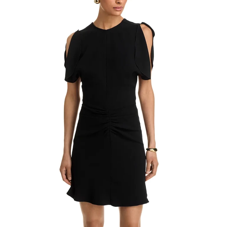 Victoria Beckham Gathered Waist Mini Dress