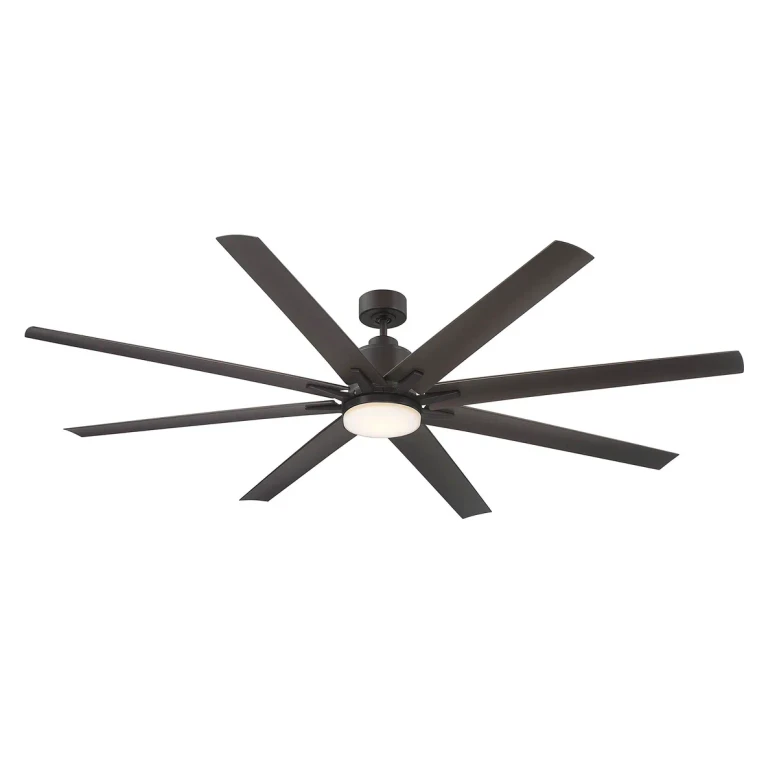 Trade Winds Ezra 72" LED Outdoor Ceiling Fan in Oil Rubbed Bronze