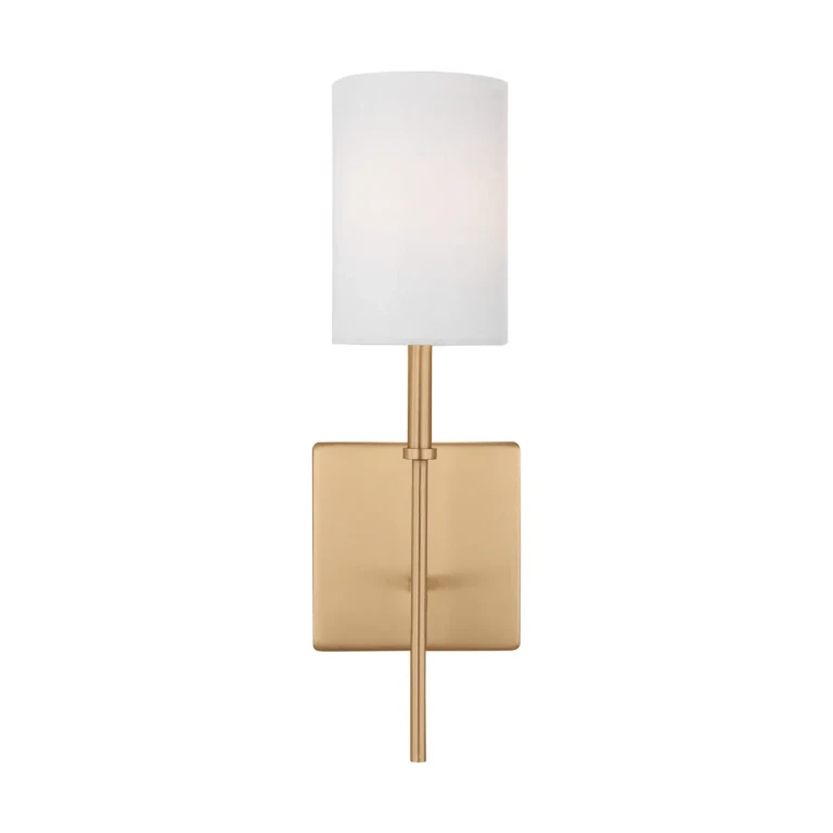 Foxdale 1-Light Bathroom Vanity Light in Satin Brass