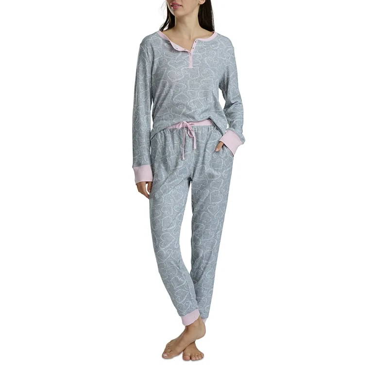 Splendid Henley Top and Joggers Pajama Set