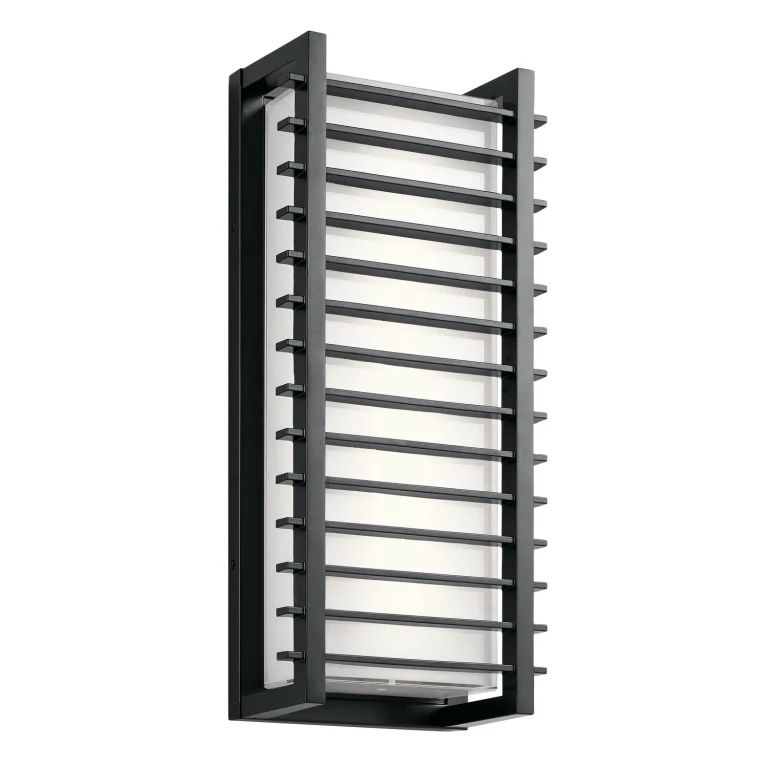 Black LED Outdoor Wall Mount from the Rockbridge Collection