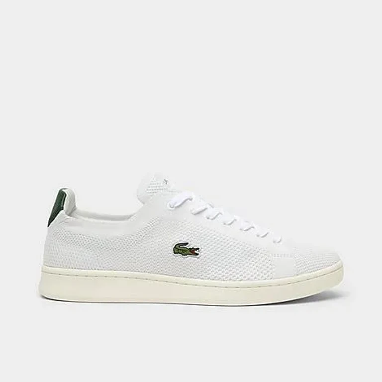 Lacoste Men's Carnaby Piqué Casual Shoes in Open White Size: 7.0