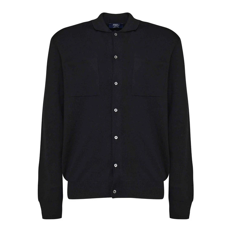 Fedeli Virgin Wool Cardigan Shirt