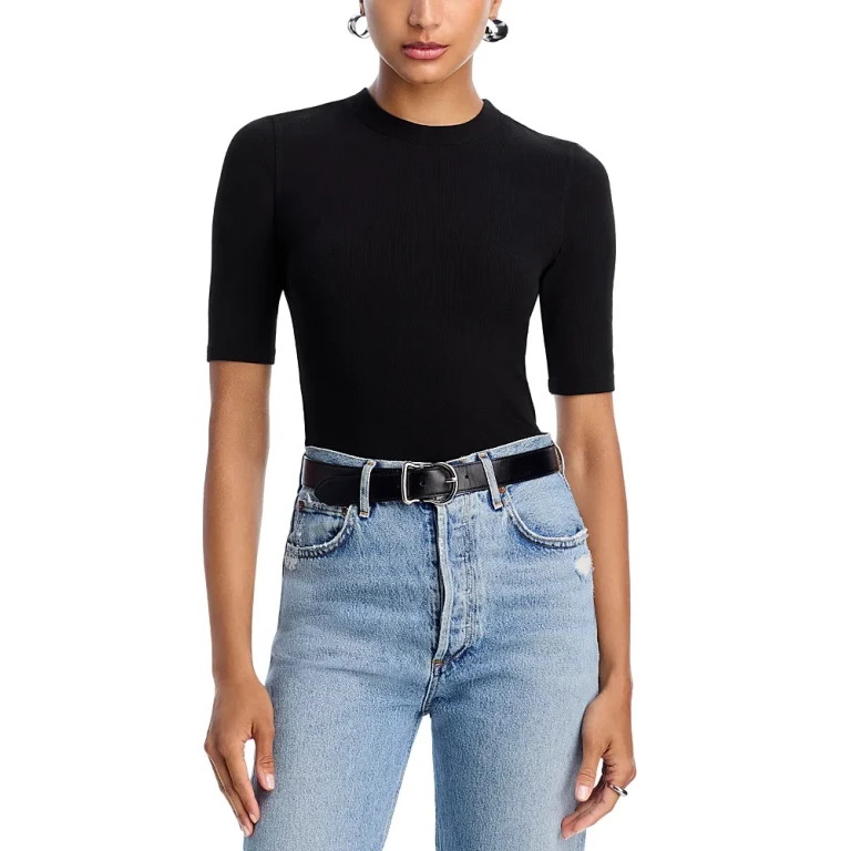 Frame Rib Crewneck Tee