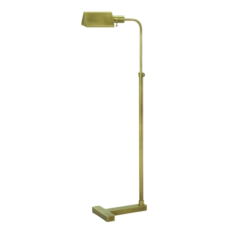 House of Troy Fairfax 53" Pharmacy Floor Lamp in Antique Brass