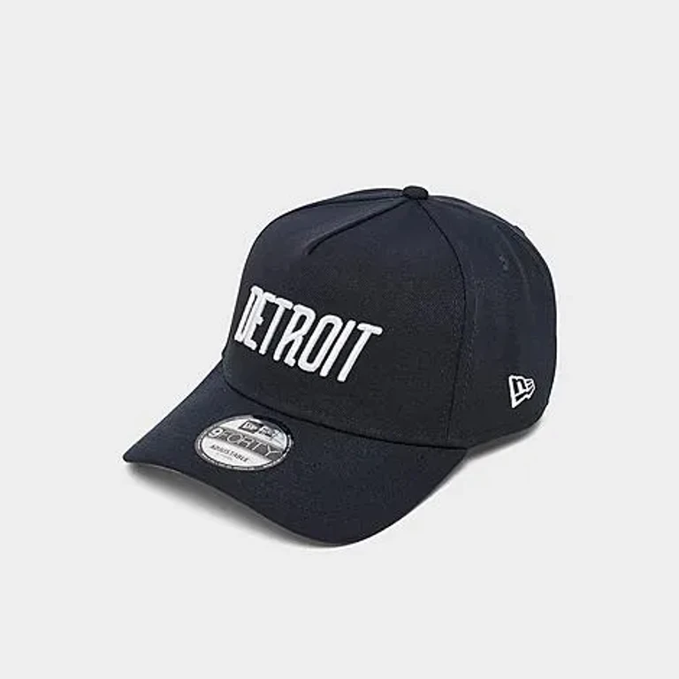 New Era Detroit Tigers MLB City Connect 9FORTY A-Frame Snapback Hat in Black