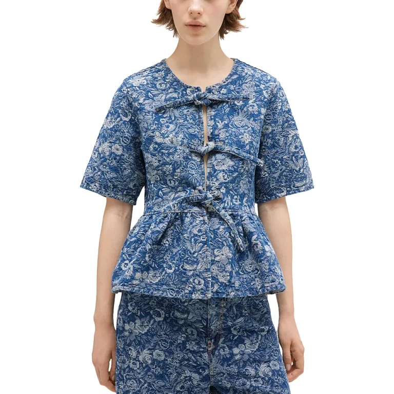 Ganni Jean Droit - Délavé